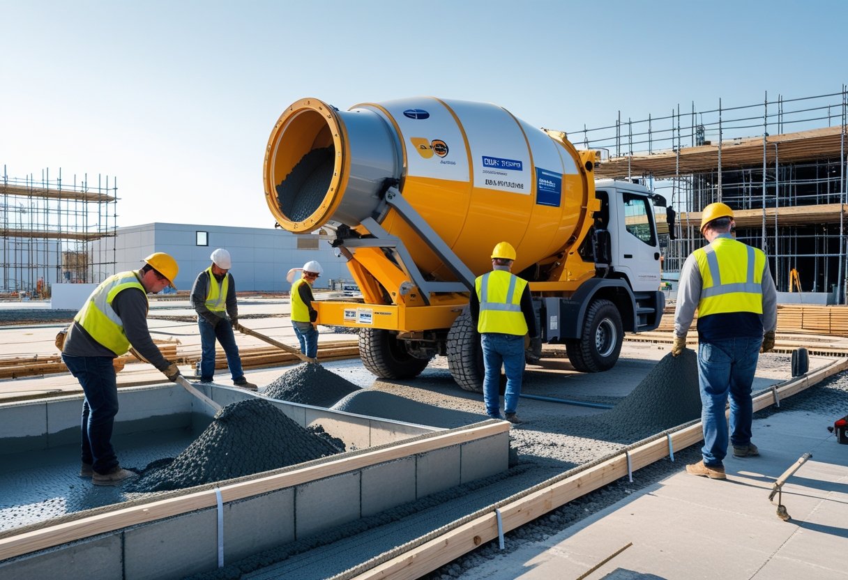 Effektiv byggeproces i Horsens med den rette blandemaskine